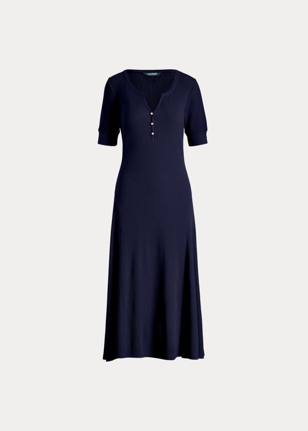 Vestido Ralph Lauren Algodão Fit-and-Flare Mulher 24863-WFSE